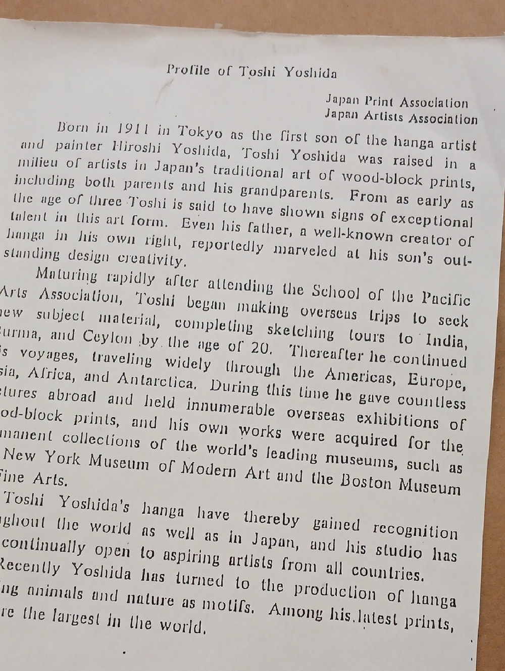 Toshi Yoshida - Picture 3 of 3